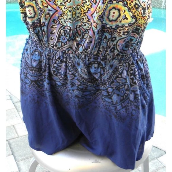 Victoria’s Secret Small Swim Romper Cover-Up - Mosaic Garden - Picture 3 of 4